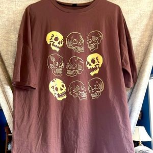 Shein skeleton shirt size medium brand new without tags